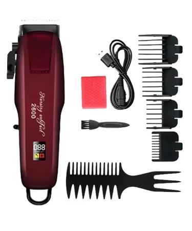 Hair Clippers LED Screen Display USB Charging Retro Professional Men Electric Hair Clipper