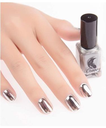 Mirror Nail Polish Long Lasting Metallic Nail Varnish 6ml Quick Drying Gel Polish Metallic Gel Nail Varnish - Buy Online on GoSupps.com