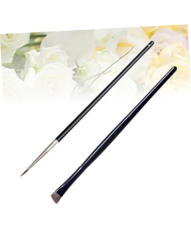 DOITOOL Makeup Brush 2pcs Brush Cosmetic Eyeshadow Eyeliner Liquid Eye Makeup Tools Liquid Eyeliner Eyeliner Makeup Brush - Buy Online on GoSupps.com
