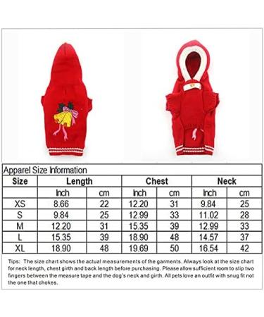 Hrttsy Christmas Dog Sweater - Warm Winter Pullover for Small & Medium Dogs | Cozy Pet Coat with Hood & Red Bell Costume - Buy Online on GoSupps.com