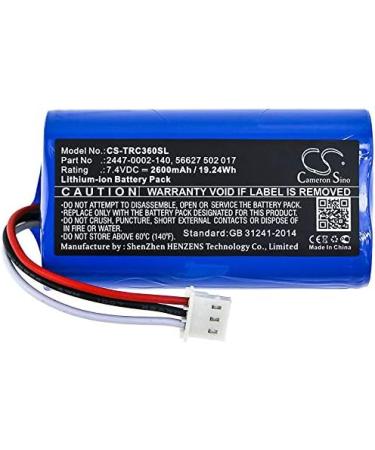 Buy 2447-0002-140 Battery Replacement for Trilithic 360 DSP E-400 | High-Quality International Shipping - Buy Online on GoSupps.com
