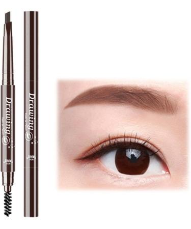 miduoidn Double Head Automatic Eyebrow Pencil Colorful Rotary Pen Waterproof Lasting Makeup Tool Exquisite Sweat-proof Eyebrow Pen Dark Coffee 1 count (Pack of 1) - Buy Online on GoSupps.com