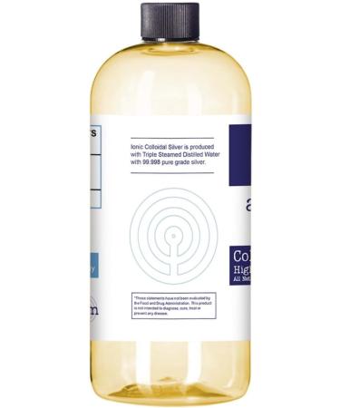 Ionic Colloidal Silver 20PPM 36.5oz - Buy Online on GoSupps.com
