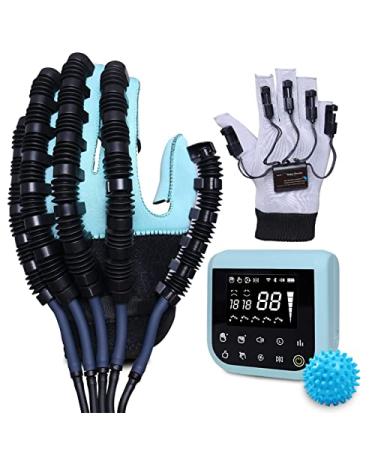 Nowinda Rehabilitation Robot Gloves-Hemiplegia Finger Rehabilitation Trainer Robot Gloves-Stroke Recovery Equipment for Home Right Hand-M