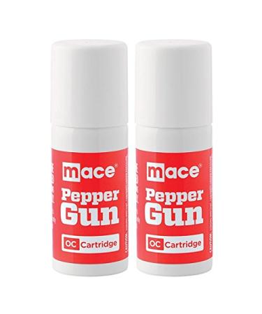 Mace Pepper Gun Refill Cartridges 2-Pack OC Pepper Spray