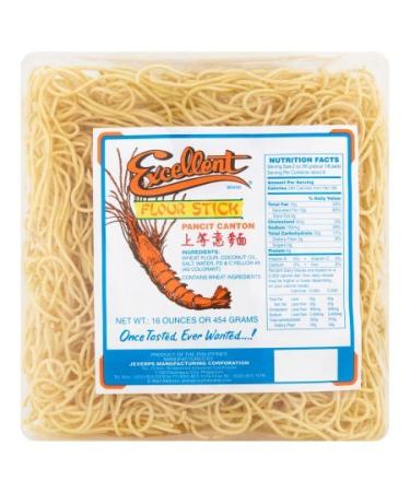 Excellent Pancit Canton Noodles, 16oz, 1 Pound (Pack of 1) Pancit Canton 1 Pound (Pack of 1)
