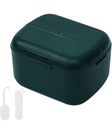 Fulenyi Prosthesenbadtui - Removable Tooth Storage Container & Night Protection Case for Dentures | Green Cleaning Etui for Mouth Protection - Buy Online on GoSupps.com