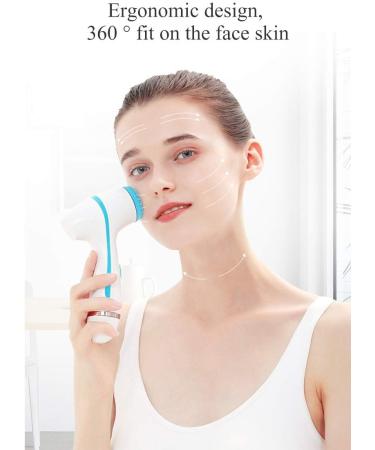 High-End Silicone Facial Cleansing Brush | Exfoliating & Blackhead Cleaning Pores | Electric USB | Pink - Buy Online on GoSupps.com