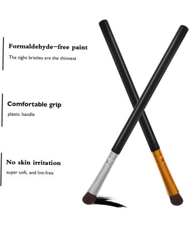 IWOWHERO 6pcs Eye Shadow Brush Eyeliner Brush Eyeshadow Makeup Brush Horse Hair Plastic - Buy Online on GoSupps.com
