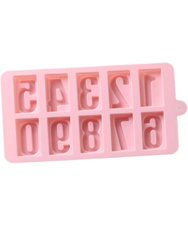PRETYZOOM Cake Stencils Number Chocolate Mold Candle Silicone Mold Molde De para Chocolate para Chocolate De Chocolate Molds Ice Cube Mold Soap Mold Handmade Soap Happy Birthday - Buy Online on GoSupps.com