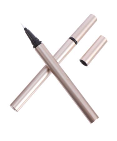 IWOWHERO 5pcs Eyeliner Empty Pipe Mini Lip Gloss Tubes Gel Lids Empty Eye Liner Tube Balm Dropper Kit Plastic