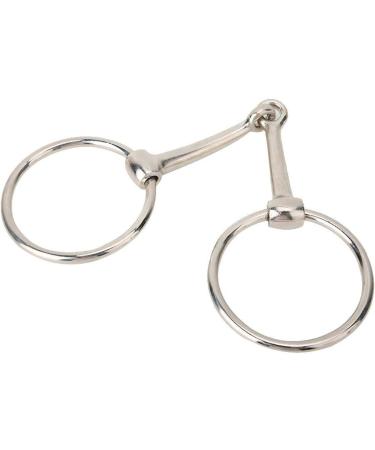 Buy Pssopp Stainless Steel Horse Snaffle Bit - Hollow Jointed Loose Oval Mouth for Equestrian Supplies | International Shipping Available - Buy Online on GoSupps.com