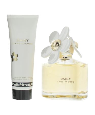 Marc Jacobs Daisy 2-Piece Gift Set for Women (3.4 Ounce Eau de Toilette Spray 2.5 Ounce Body Lotion) Floral 2.95 Fl Oz (Pack of 2) - Buy Online on GoSupps.com
