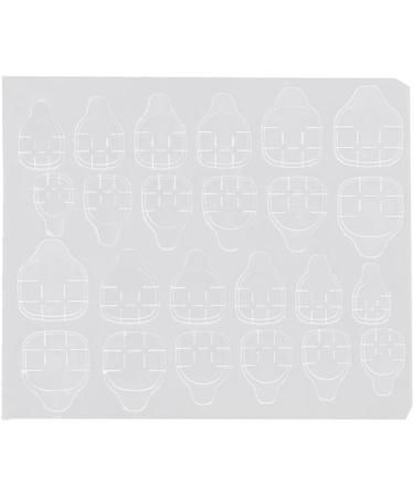  COHEALI COHEALI 48 Sheets Nail Glue Printed False Nail Tips Nail Art Supplies Adhesive Nail Glue Stickers for Nails Double-Sided Nail Glue Sticker - Buy Online on GoSupps.com