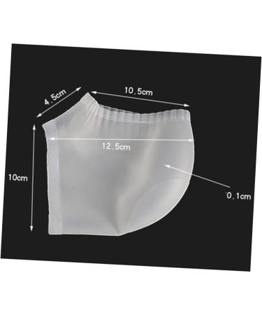 minkissy 1 Pair Silicone Gel Moisturizing Socks Breathable Socks for Men& Women Anti- Slip Silicone Feet Heel Socks Silicone Heel Sleeves Silicone Gel Socks Antichapping Socks Repair Insole - Buy Online on GoSupps.com