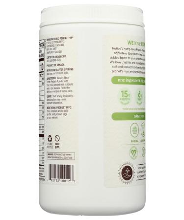 Nutiva Hemp Protein Organic 15g 16 Fl Oz - Buy Online on GoSupps.com