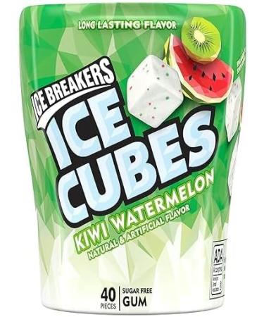 (Pack of 2) Ice Breakers Ice Cubes Kiwi Watermelon 40 Gums/Pack - from USA sold by Bug's Pantry - Buy Online on GoSupps.com