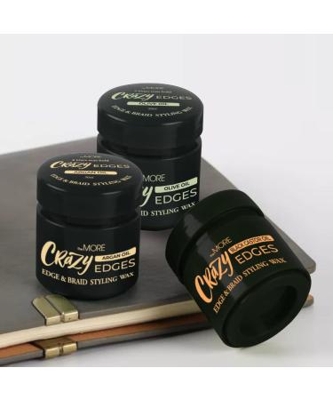 Crazy Edges Wax 2Days Max Hold Styling Wax with Black Castor Oil - 0.68 fl oz - Buy Online on GoSupps.com