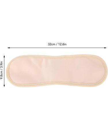 Castor Oil Neck Compress | Soft & Portable Pain Relief | Adjustable for Thyroid Support & Sleep (Khaki) - Buy Online on GoSupps.com