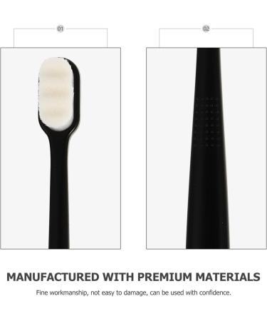 Lurrose 6-Pack Silicone Toothbrush Prosthesis Cleaning Brush - Gentle on Sensitive Gums Ideal for Kids & Household Use - Buy Online on GoSupps.com