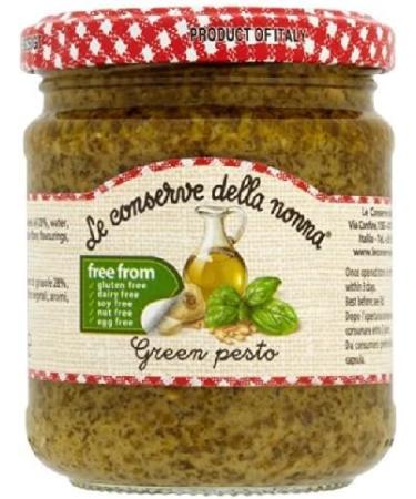 Le Conserve Della Nonna Dairy & Gluten Free Green Pesto Sauce 185g - Buy Online on GoSupps.com