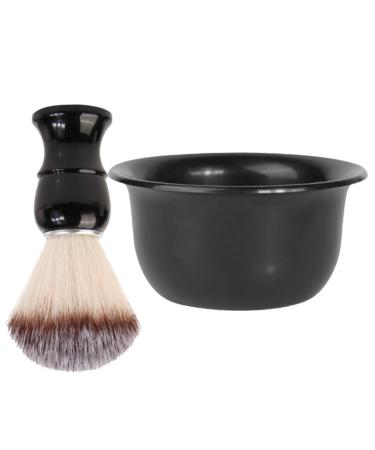 Vintorky 1 set of shaving bowl for the beard beard growth razor cup soap Razor set for men gift set shaving bowl mug shaving gift shaving shell from ABS man brush shaving
