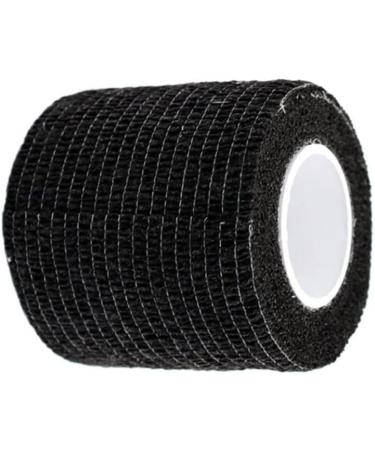 Self Adherent Waterproof Elastic Bandage Tape - Self Adhesive Athletic Wrap 5x450cm - Breathable Sports Bandage - Black - Buy Online on GoSupps.com