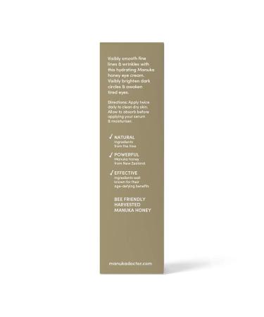 Manuka Doctor Eye Cream - Nourishing Honey Eye Cream for Bright Eyes | 15ml - Buy Online on GoSupps.com