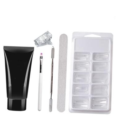 MAGICLULU 2 Sets Nail Extension Glue Set Nail Lengthen Kit Nail Extension Gel Nail Builder Gel Kit Gel Extension Nail Kit Poly Nail Gel Slip Solution Nail Polish Plastic Manicure