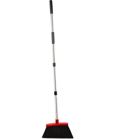 Extra Strong 80% Heavier Duty Angle Broom - Extendable Broomstick for Easy Sweeping - Durable Indoor/Outdoor Broom for Home, Kitchen, Office, Lobby - Buy Online on GoSupps.com