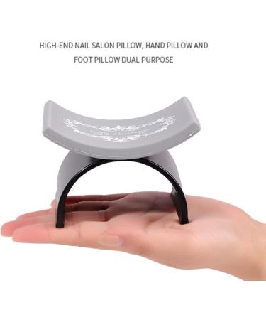 Nail Armrest Cushion Detachable Eco-Friendly U-Shape Nail Art Pillow Nail Tools Equipment for Girls Black - Buy Online on GoSupps.com