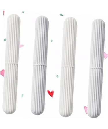 Minkissy 4-Piece Toothbrush Storage Box Set | Durable Toothbrush Cases for Travel & Home | International Shipping Available - Buy Online on GoSupps.com
