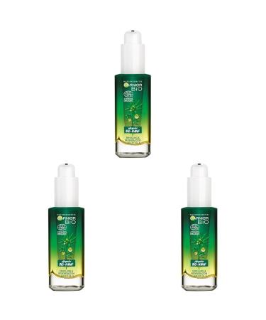Garnier Bio-hemp relaxation & regeneration night oil vegan facial care against stressed and stressed skin Garnier Bio 30 ml (pack of 3) 30 ml (3 Pack)