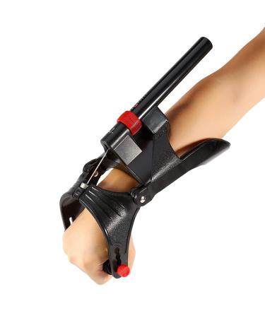 Salalis Comfort handle amplifier handle force trainer adjustable wrist and forearm developer for sports training/fitness with soft pillows (black)