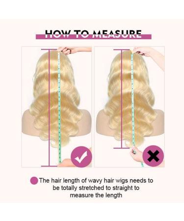30 Inch 613 Lace Front Wig - Human Hair 13x4 HD Body Wave Blonde Wig with Pre-Plucked Hairline - Buy Online on GoSupps.com