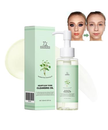 Makeup Cleansing Oil for Women Facial Cleansing Oil Daily Facial Makeup Remover Deep Cleansing and Moisturizing Oil-Based Face Cleanser for Face Eyes and Lips 3.3 fl oz