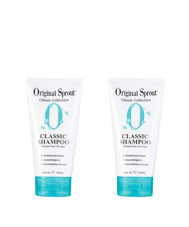 Original Sprout Classic Shampoo. Sulfate Free Shampoo for Classic Hair Care. 4 Ounces. 2 Pack. (Packaging May Vary)