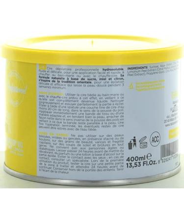 Naturaverde Pro Water-Soluble Depilatory Wax with Sugar Honey & Lemon | 400g for Normal Hair - Warm Wax for Smooth Skin - Buy Online on GoSupps.com