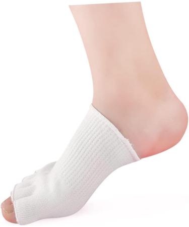 Mikinona 1 Pair Gel Feet Sock Gel Socks for Feet Dry Feet Gel Socks Bunion Splints Pad Foot Moisturizing Socks Five Toe Gel Socks Toe Spacers Toe Spreader Toe Socks - Buy Online on GoSupps.com