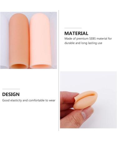 Buy 4 Pairs Finger Cots - Finger Sleeves & Thumb Protectors for Support | International Shipping Available - Buy Online on GoSupps.com