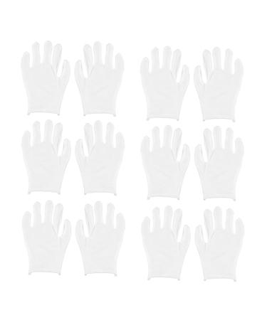 Beaupretty 20 Pair Jersey Gloves Inspection Gloves Cotton Gloves for Gloves for Ceremony Soft Cotton Gloves moisturizing Gloves Warm Work Gloves Women's White Film Dry Hands 23X13cm White