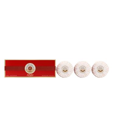 ROGER & GALLET JEAN MARIE FARINA BOX OF UNISEX SOAPS 3 Count