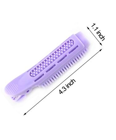 6PCS Instant Hair Volumizing Clip for Women - DIY Hair Curlers for Natural Fluffy Hair - Purple, Long/Short Hair Root Lift Styling Tool - Buy Online on GoSupps.com