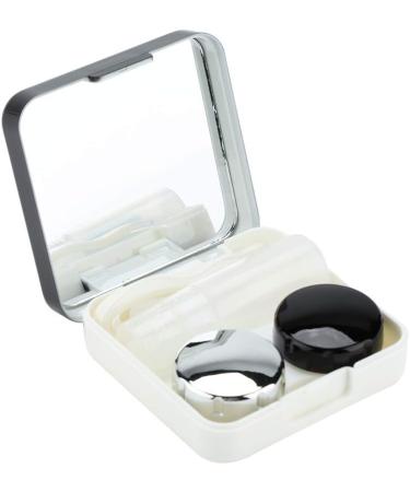 Omabeta Contact Box - Premium Contact Lens Container for Travel & Home Use (Black) | High-Quality Material - Buy Online on GoSupps.com
