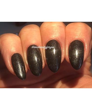Bluesky Nail Gel Polish Grey Shimmer Overtly Onyx Dark GREY SHIMMER 80540 UV LED Soak Off 10ml - Buy Online on GoSupps.com