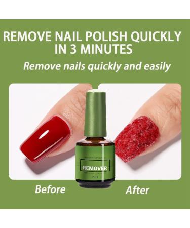 Gel Nail Polish Remover Gel Polish Remover Removes Nail Polish in 3-5 Minutes Quickly & Easily Not Hurt Nails Soak Off Gel Polish No Need for Foil Soaking or Wrapping - Buy Online on GoSupps.com