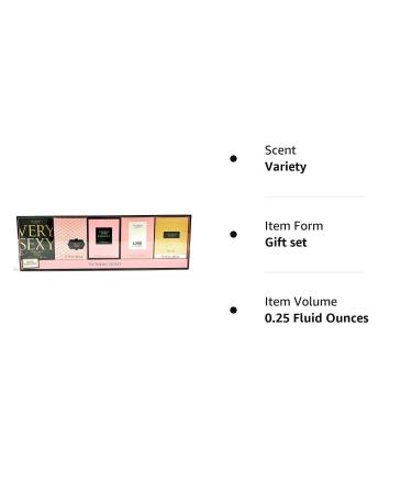 Victoria's Secret 5-Piece Mini Gift Set for Women - .25 oz. Variety - Buy Online on GoSupps.com