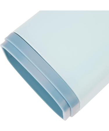 Ngosuet 4-Part Travel Toothbrush Set | Toothbrush Holder for Home & Trips | Stylish Blue Light Blue Pink & Gray - Buy Online on GoSupps.com