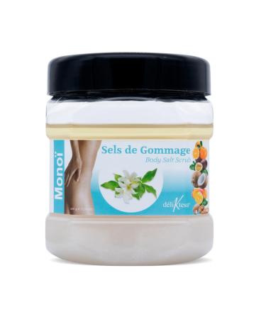 déliKtess® - Scented body scrubs - 600 g - Sea salt scrub - 18 fragrances - Made in France (Monoi)