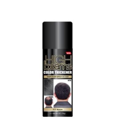 High Beams Color Thickener Temporary Spray-On Hair - Black 2.7 oz (3 pack)